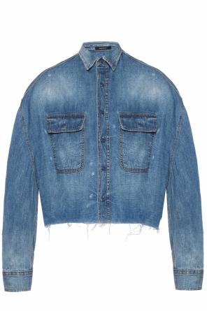 Denim jacket with tears, zdjęcie 1 Denim jacket with tears od R13